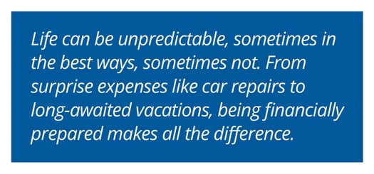 Life can be unpredictable.