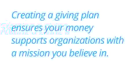 your giving plan