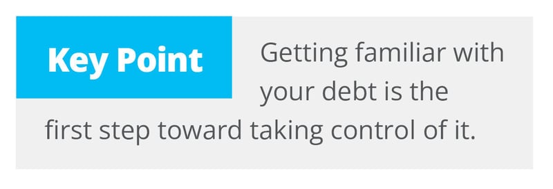 Start by Understanding Your Debt 