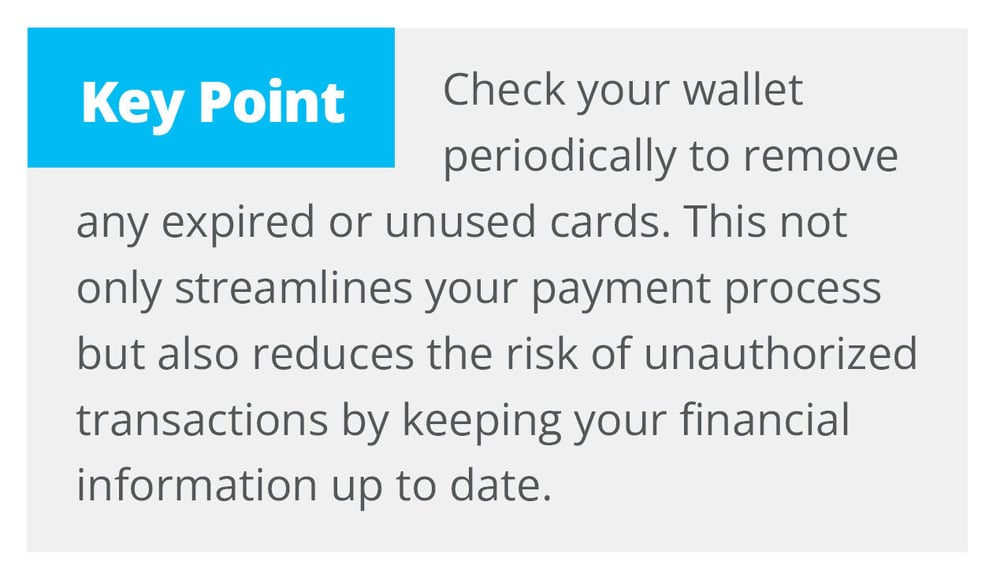 Update your mobile wallet