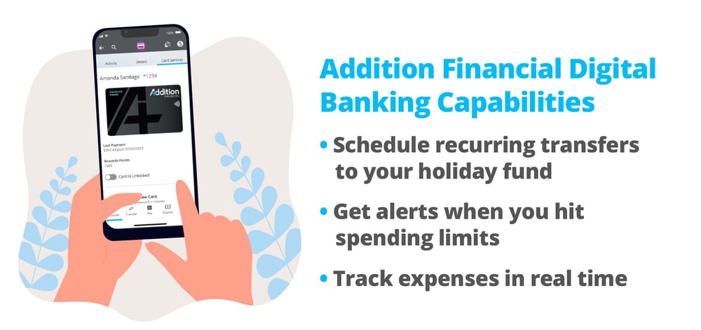 Addition Financial’s digital banking tools