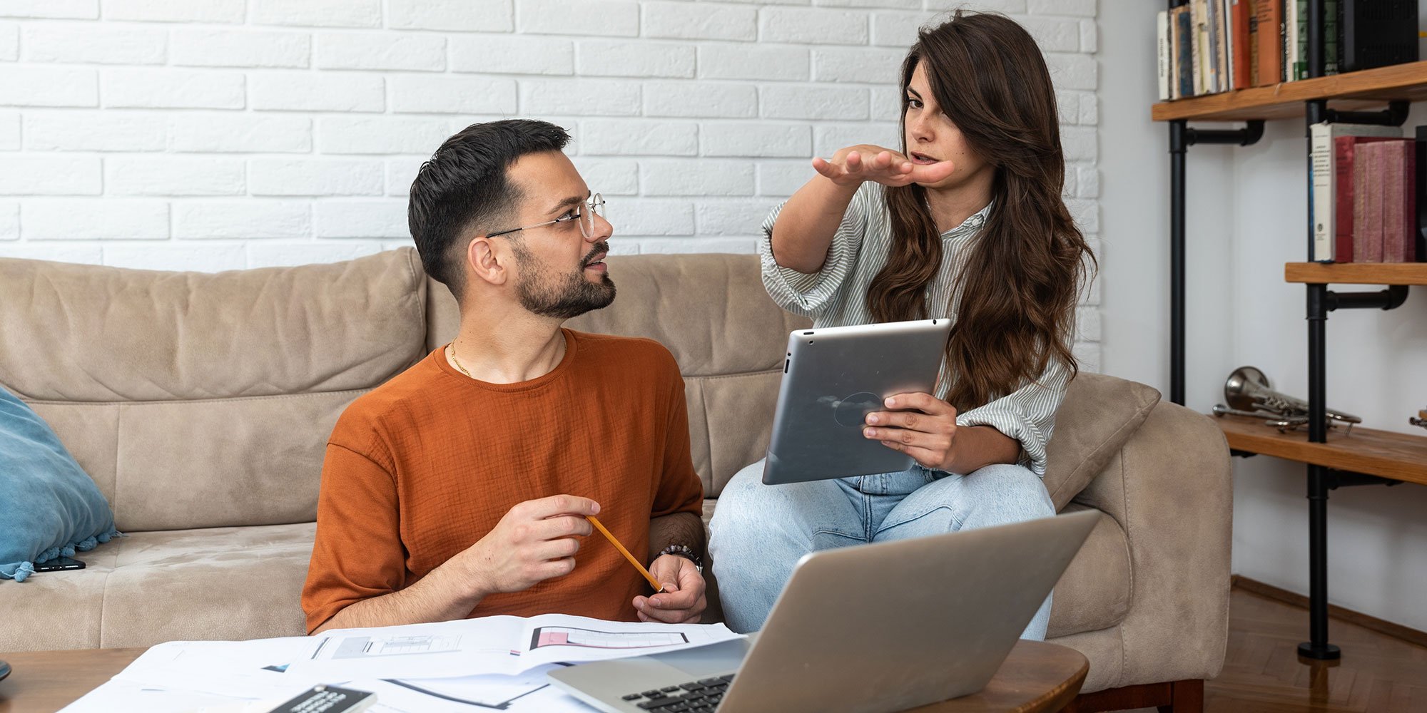 couple making a plan