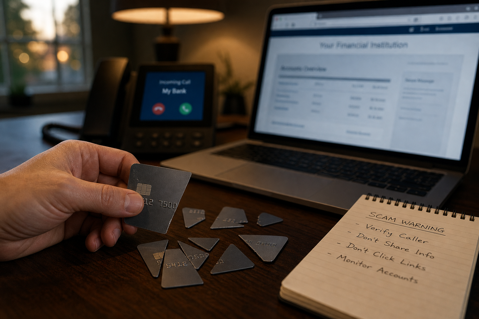 card pickup scam 
