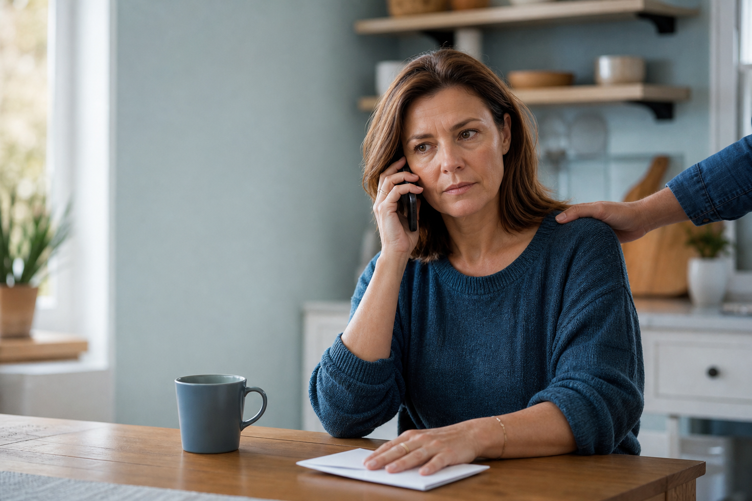 woman on the phone